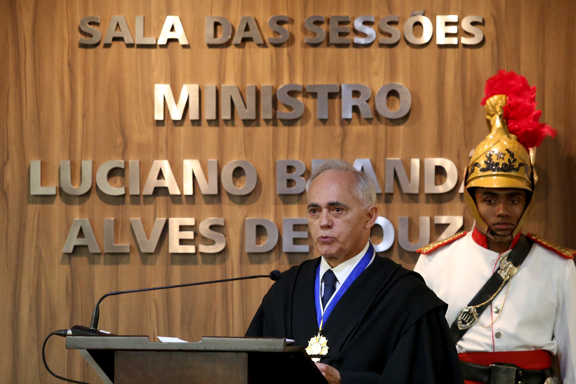 O ministro Raimundo Carreiro tomou posse como presidente do Tribunal de Contas da União (TCU) na manhã desta quarta-feira (14).