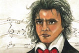 Banner de Beethoven para programação da Orquestra Sinfônica do Teatro Nacional