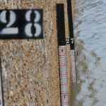 A Barragem do Descoberto em 16 de fevereiro, quando o nível de água estava em 36,74%.