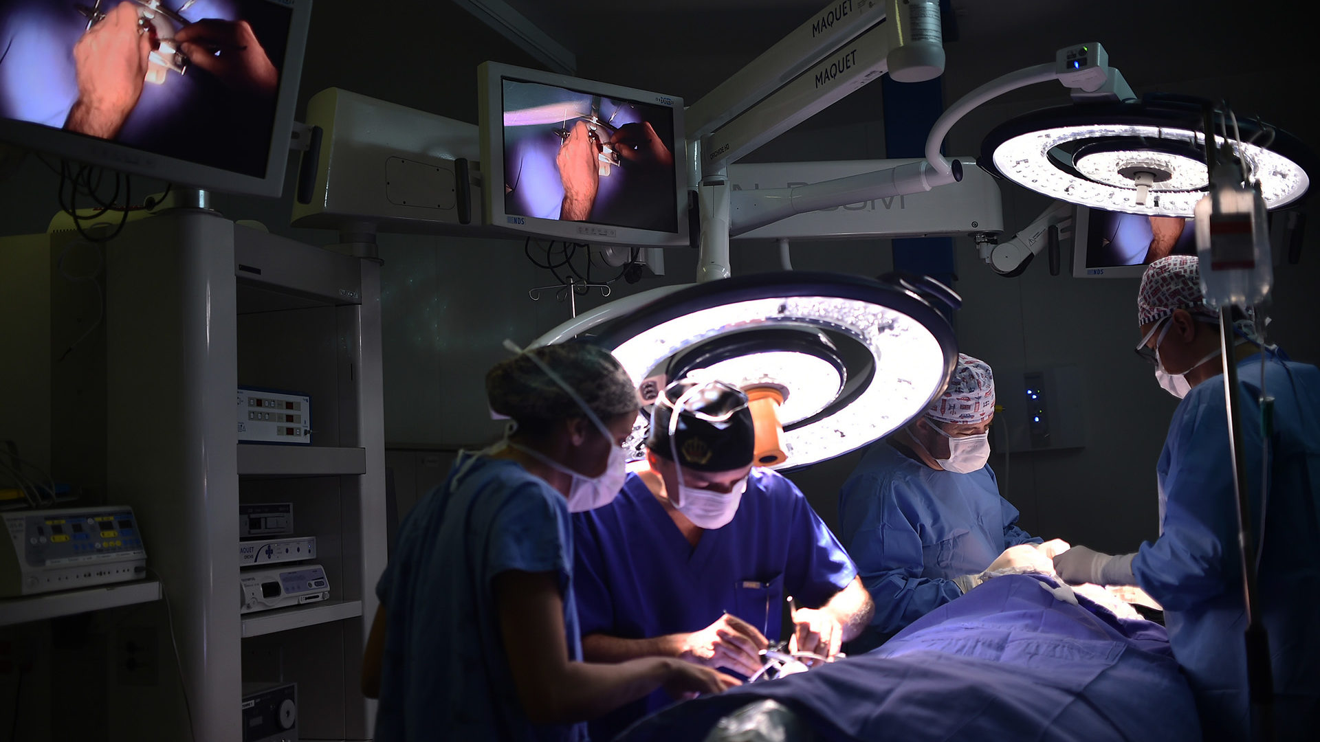 Médicos utilizam simulador de palato em cirurgia realizada no Hospital Regional da Asa Norte (Hran).