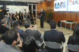 O governador Rodrigo Rollemberg discursa durante o lançamento do Qualifica Mais Brasília, nesta quinta-feira (6).