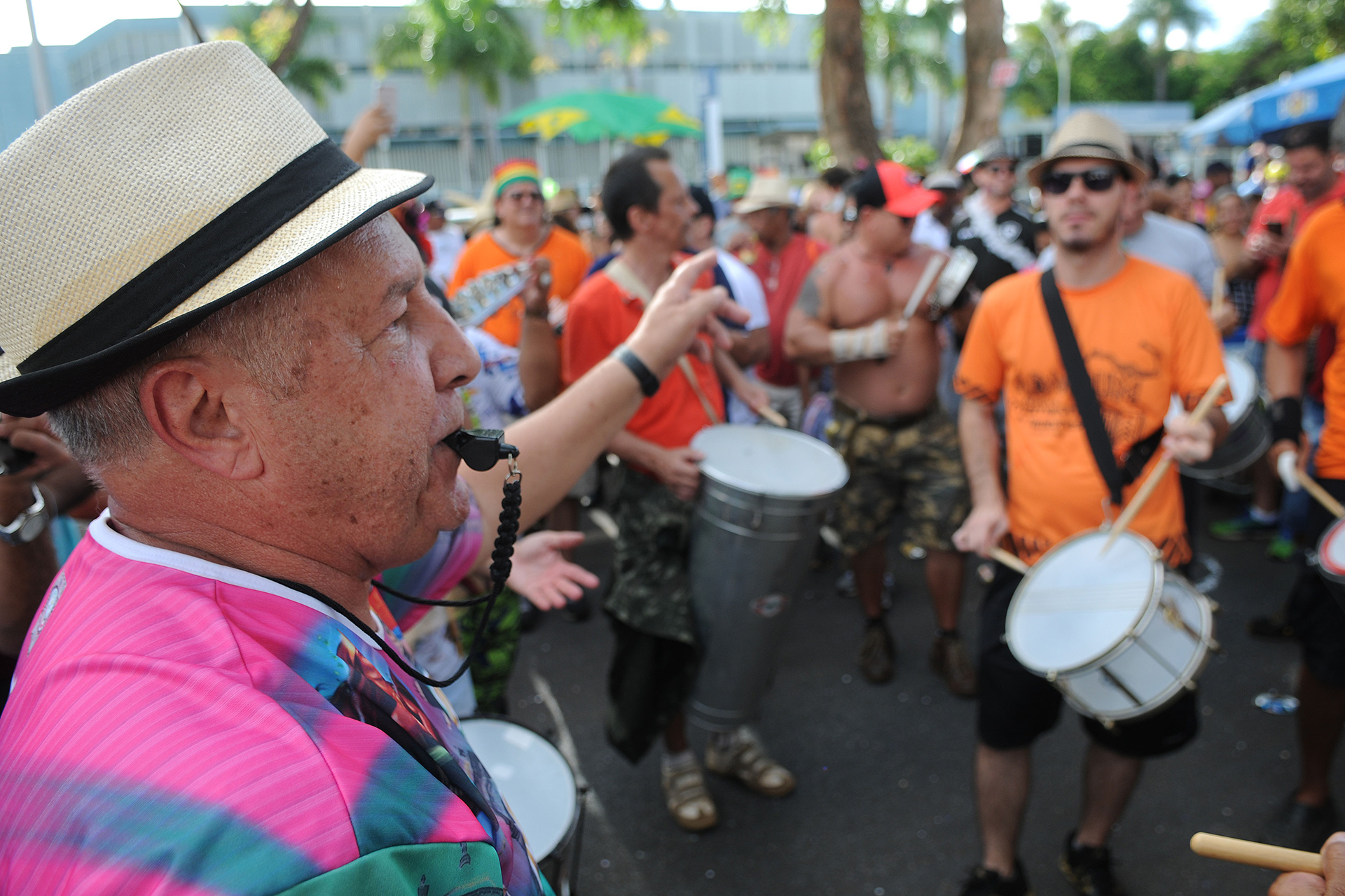 Bloco Pacotão em seu segundo desfile no carnaval de Brasília em 2017