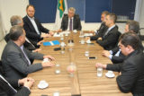 O governador Rollemberg em reunião com os membros da Câmara dos Dirigentes Lojistas do Distrito Federal