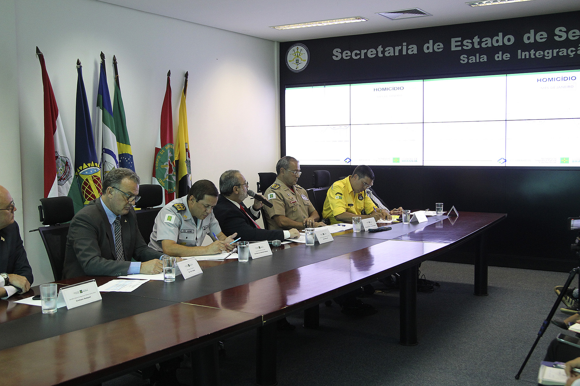 A Secretaria da Segurança Pública e da Paz Social divulgou nesta quinta-feira (1º), dados do balanço mensal de segurança. Foto: Toninho Tavares/Agência Brasília