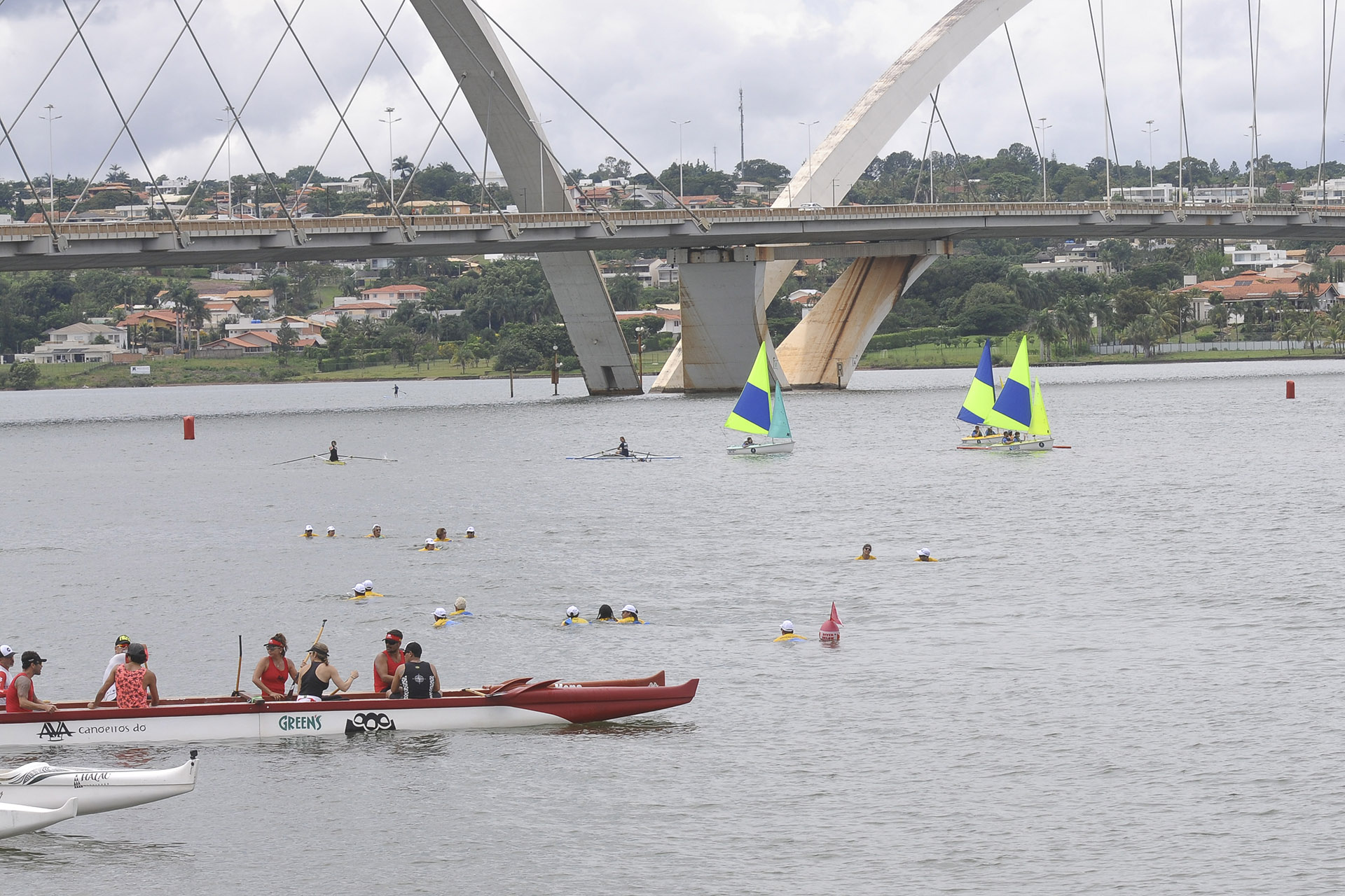 Várias atividades ocorrem neste domingo (18) em celabração ao Dia Mundial da Água. Foto: Gabriel Jabur/Agência Brasília