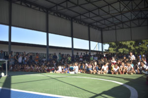 Quadra de esportes da Escola Classe do Setor P Norte atenderá 650 alunos. Foto: Andre Borges/Agência Brasília