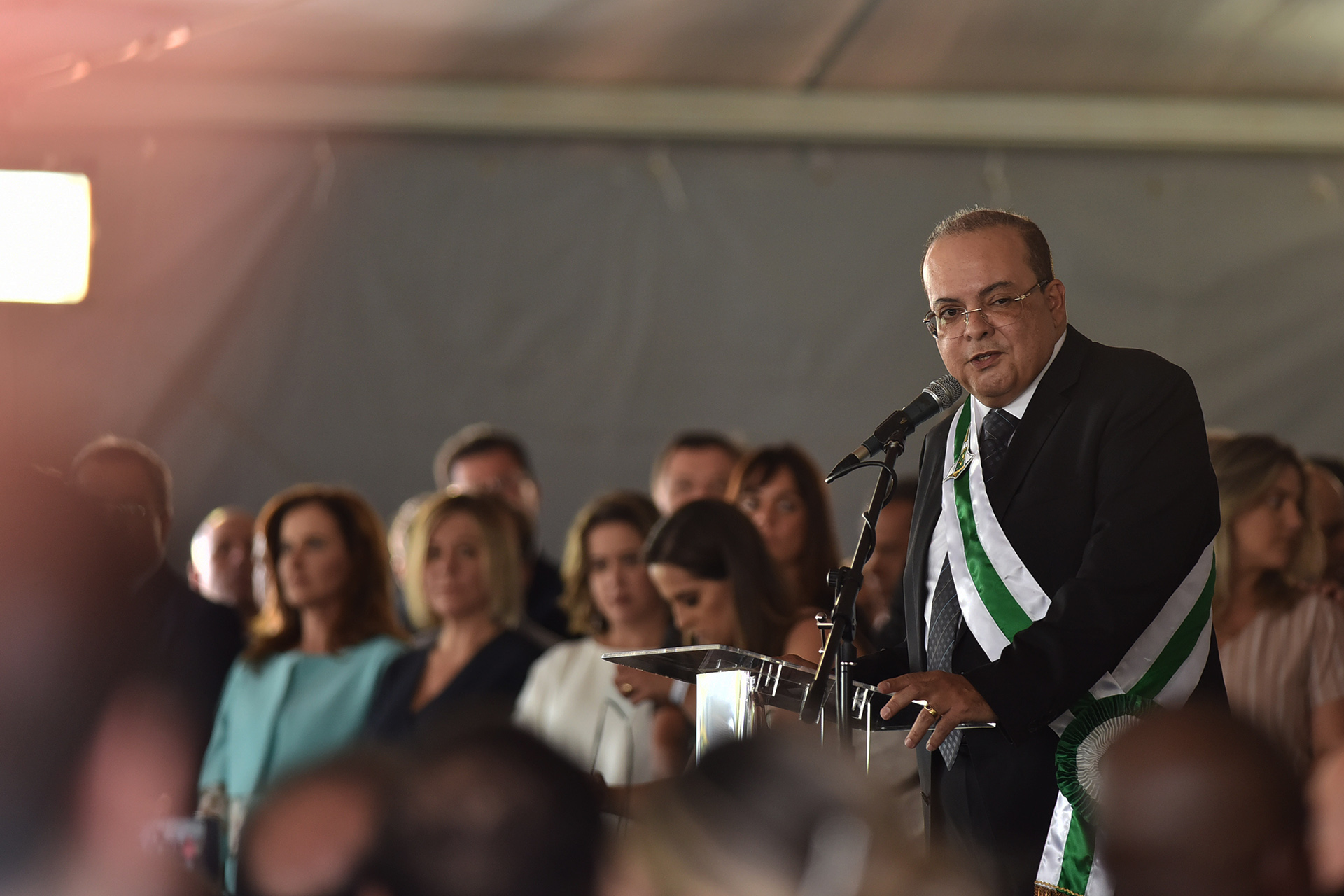 Uma vez empossado, o governador do Distrito Federal, Ibaneis Rocha, nomeou oficialmente o secretariado. O ato ocorreu em cerimônia na Praça do Buriti