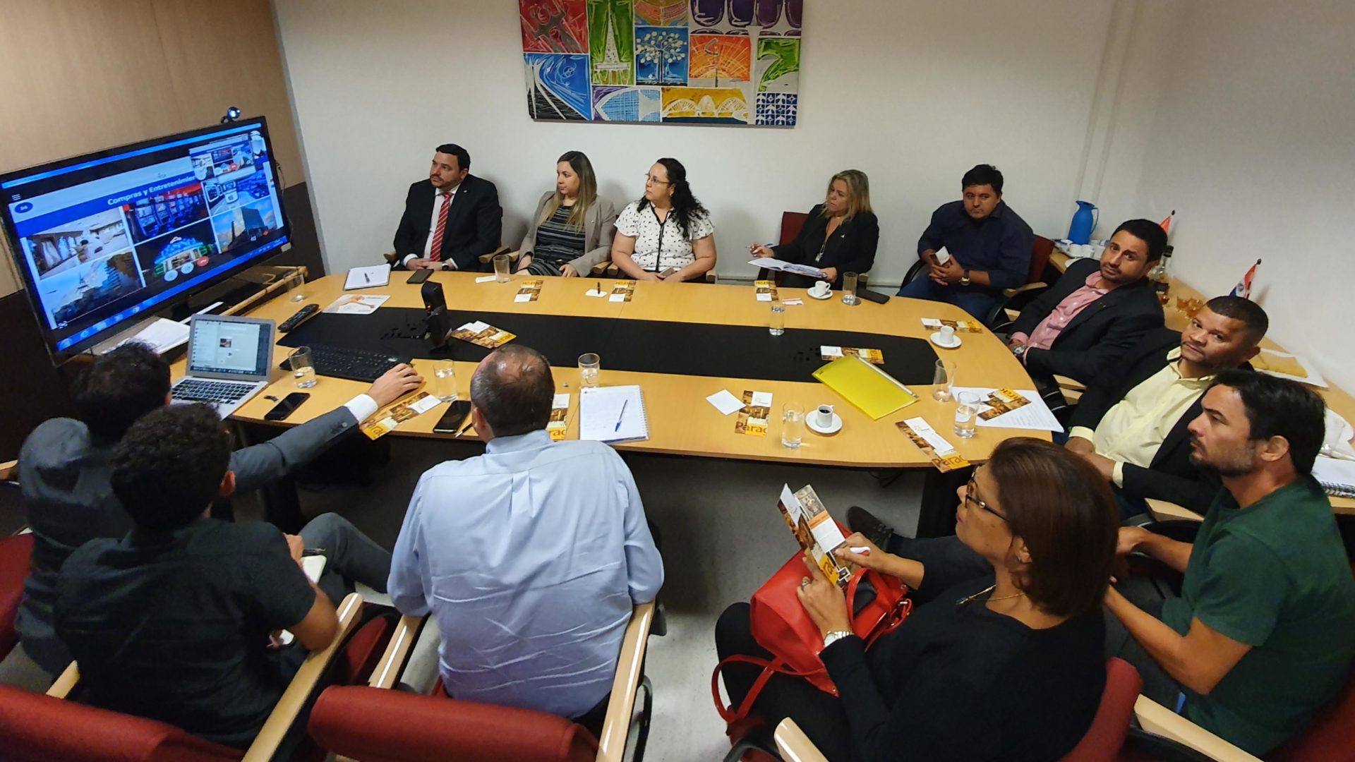 Brasília, 21.10.2019//Videoconferência com a Ministra do Turismo do Paraguai e Operadoras Paraguaias e do Brasil na Setur-DF. Foto Luís Tajes/Setur-DF