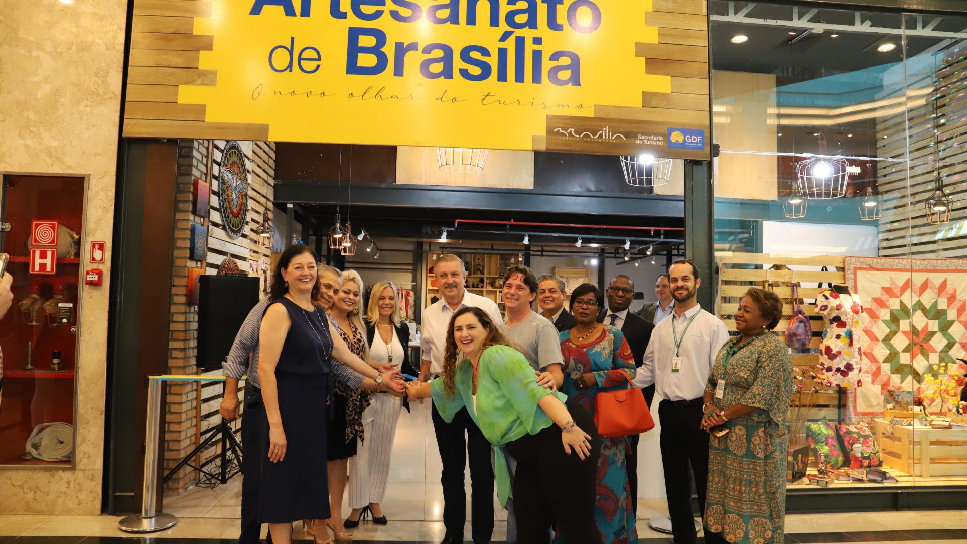 Brasília, 01.11.2019//Inauguração da loja Artesanato de Brasília, da Setur-DF, no Shopping Pátio Brasil.Foto Luís Tajes/Setur-DF