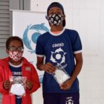 Ao longo de abril, a Gerência de Qualidade de Vida e Responsabilidade Social, por meio da Coordenadoria de Integração e Responsabilidade Social, entregou 268 máscaras para os golfinhos de Ceilândia e do Itapoã | Foto: Divulgação/Caesb
