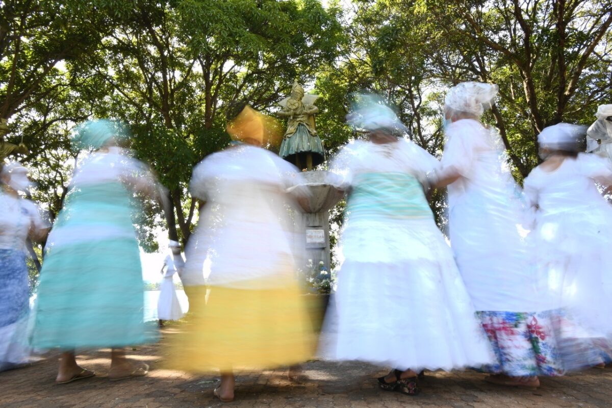 Religiões de matriz africana são vítimas de ataques a terreiros e depredação de espaços públicos símbolo da religiosidade afro-brasileira. Foto: Divulgação/Sejus