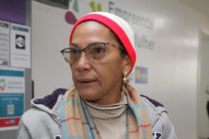 Silvana Pereira (54), moradora da Estrutural, ficou surpresa com a estrutura e se sentiu “apoiada” com o atendimento da Casa da Mulher Brasileira