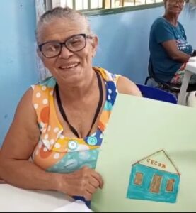 Rita Maria de Araújo Oliveira, 69 anos, se sente realizada no Cecon Estrutural: “O Cecon é nossa casa predileta”