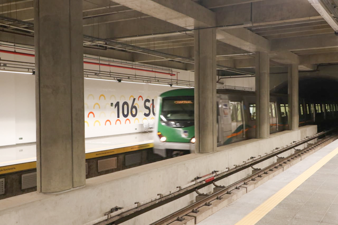 A Estação 106 Sul foi uma das inauguradas em 2020: agora, os esforços estarão canalizados na expansão da linha 1 do Metrô, no ramal Samambaia | Fotos: Renato Alves / Agência Brasília