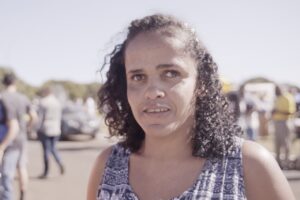 Moradora de Samambaia, Rosirene Cipriano  participou pela primeira vez do evento | Foto: Eline Luz / Agência Brasília