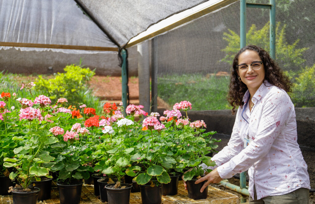 Chefe da Divisão de Agronomia do DPJ, Janaina Gonzáles explica que cada planta passa por pesquisas agronômicas e experimentos para visualizar se há adaptação às condições climáticas e de solo da capital