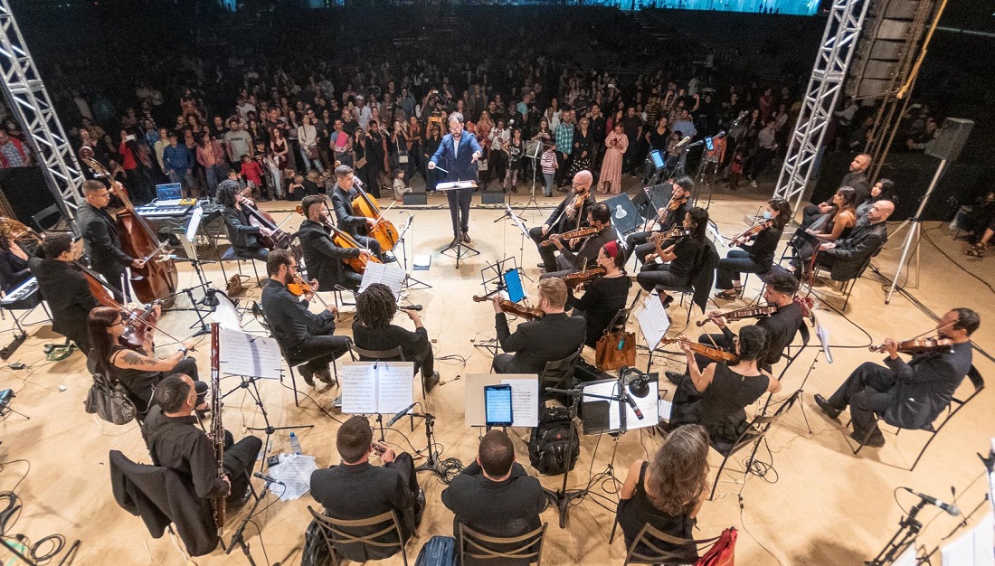 Concertos Barrocos, parceria realizada entre a Secretaria de Turismo e a Orquestra Filarmônica de Brasília| Foto: Divulgação