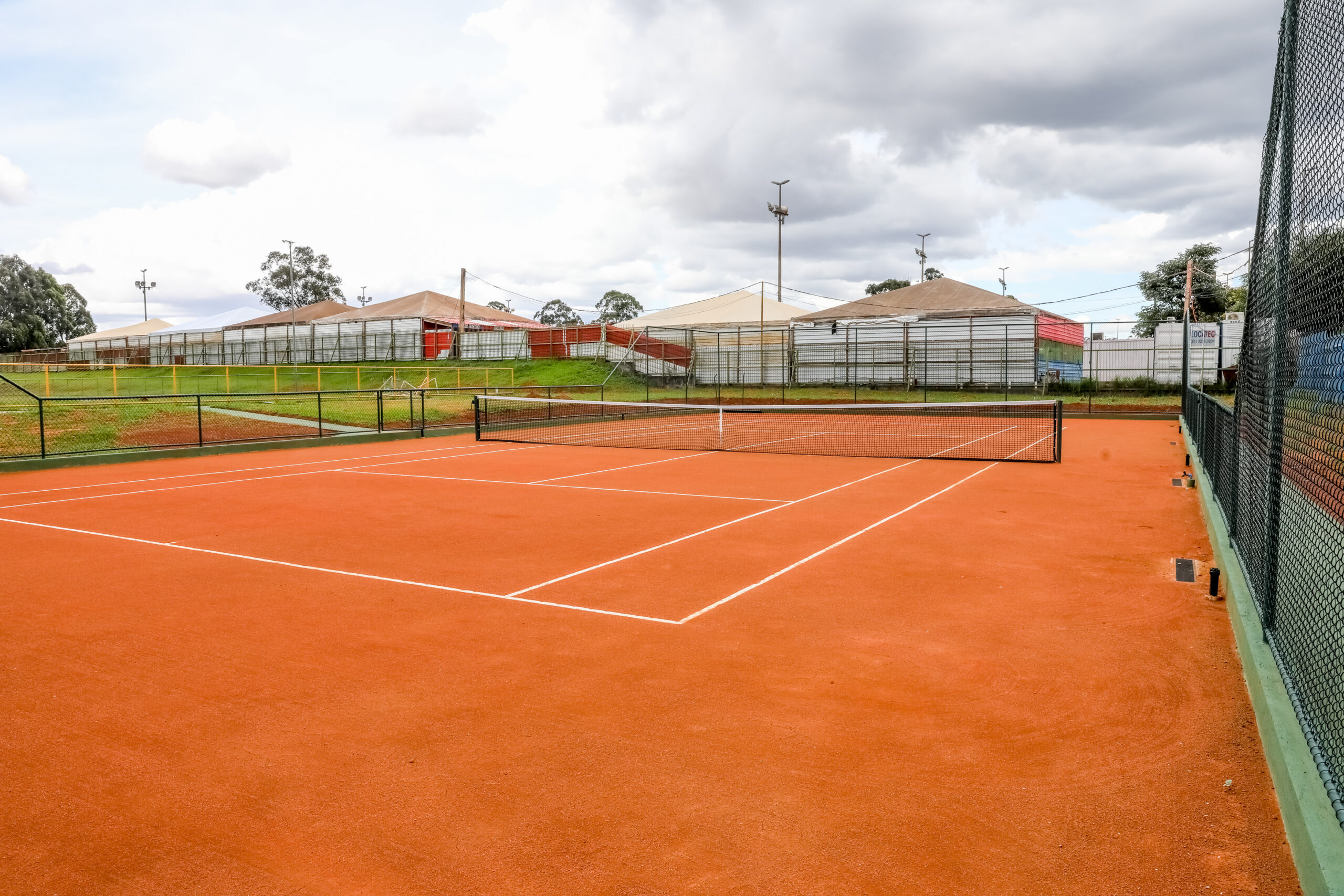 Nova quadra já tem uma lista de 30 pessoas interessadas em praticar tênis no local | Foto: Joel Rodrigues/Agência Brasília