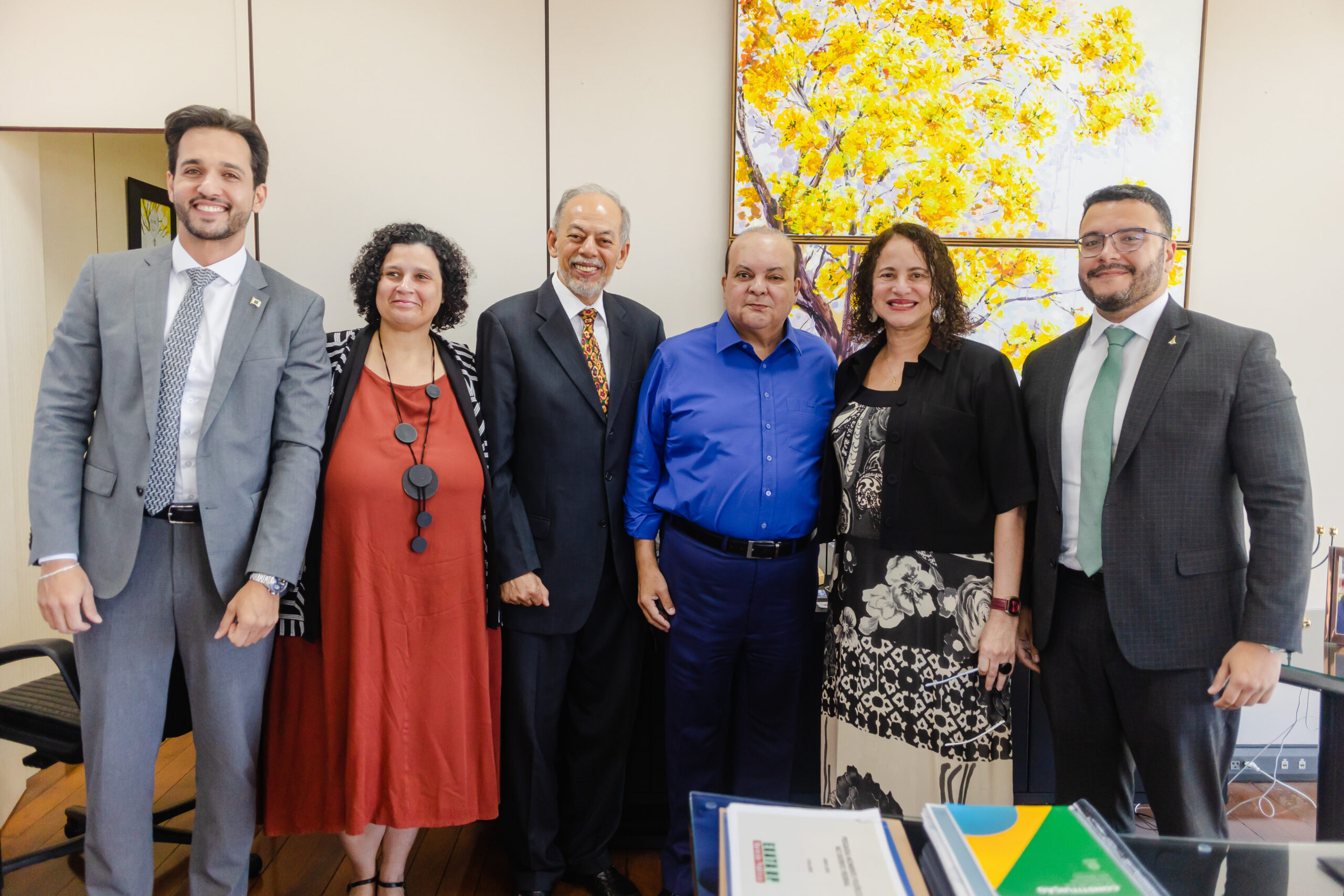 Governador Ibaneis Rocha: “Estamos alinhados ao ministério, com todo o governo, empenhados com determinação para o sucesso da Semana Nacional de Ciência e Tecnologia aqui no Distrito Federal” | Foto: Luara Baggi