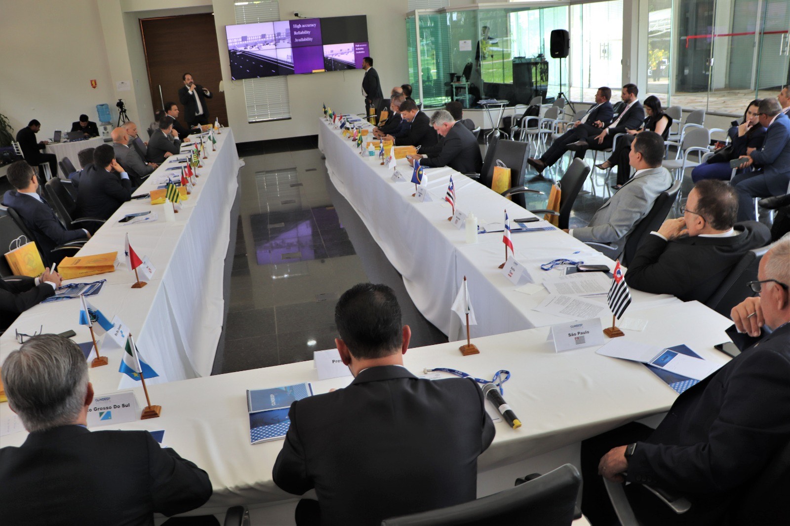 O evento segue até quinta-feira (17), com encontros na Residência Oficial de Águas Claras (Roac) e no Ministério da Justiça e Segurança Pública (MJSP) | Foto: Divulgação/SSP-DF