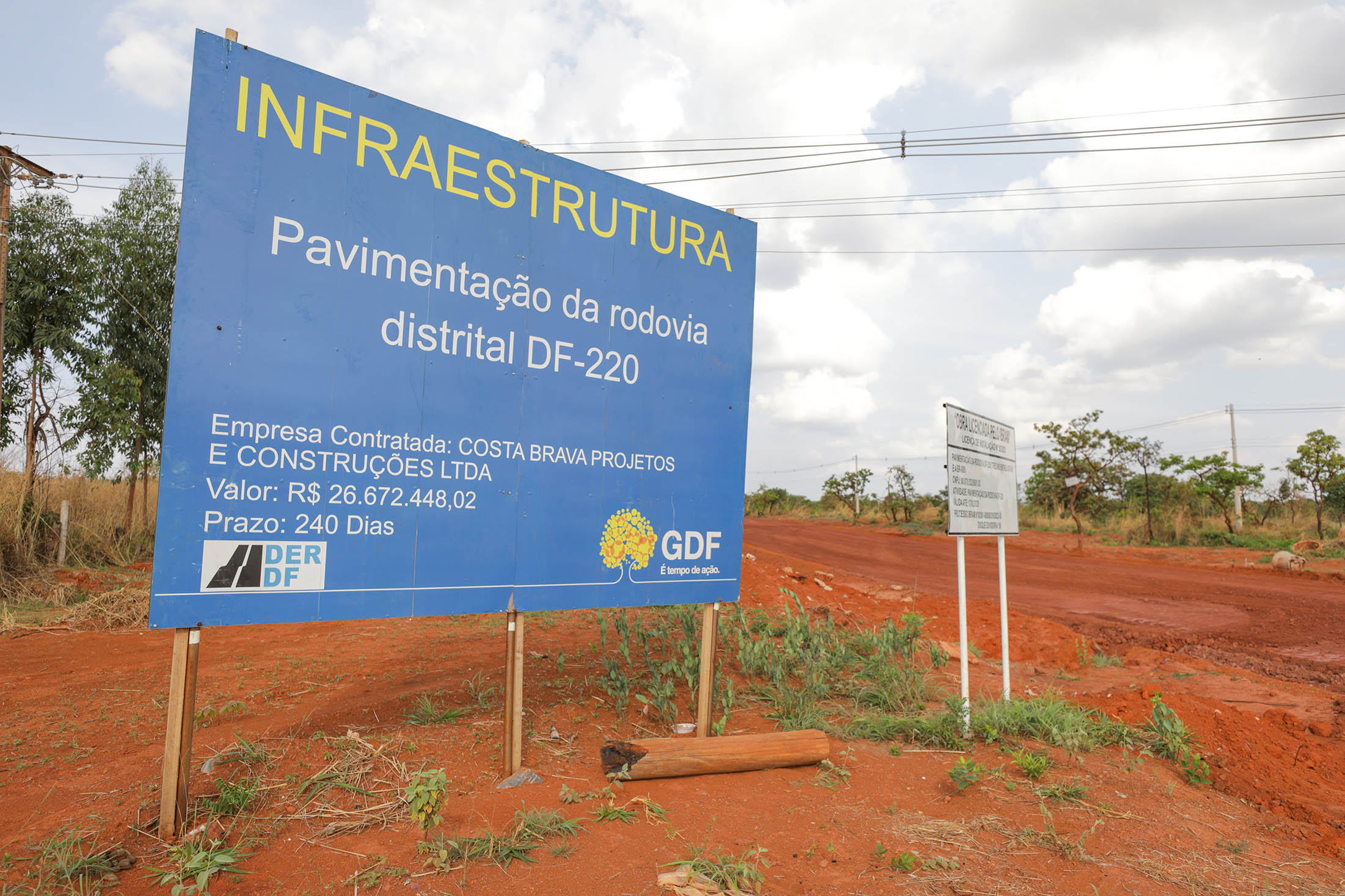 Mais de 20 mil motoristas e produtores rurais serão beneficiados diariamente com a pavimentação | Fotos: Tony Oliveira/Agência Brasília