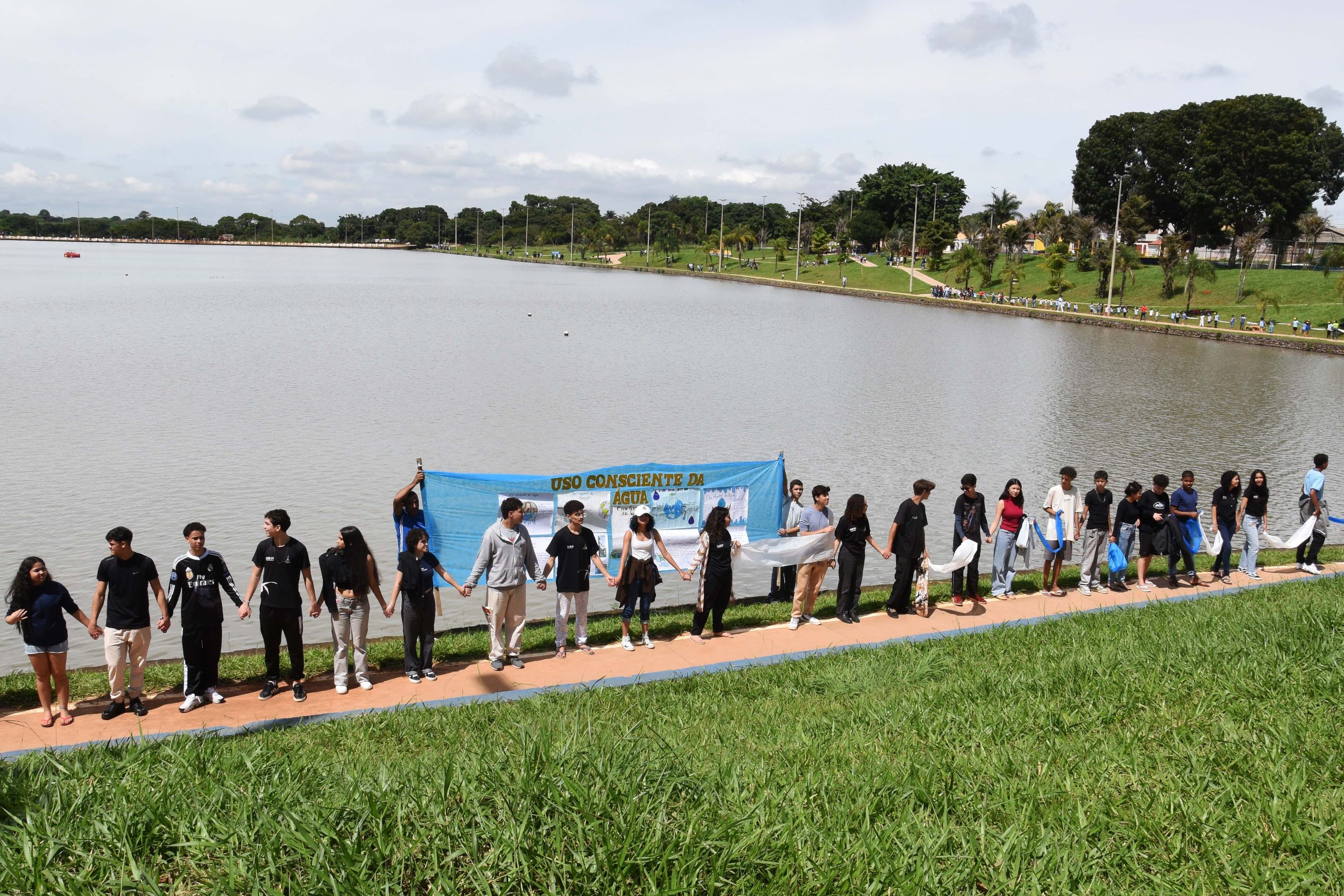 Alunos da rede pública de Brazlândia comemoram o Dia Mundial da Água