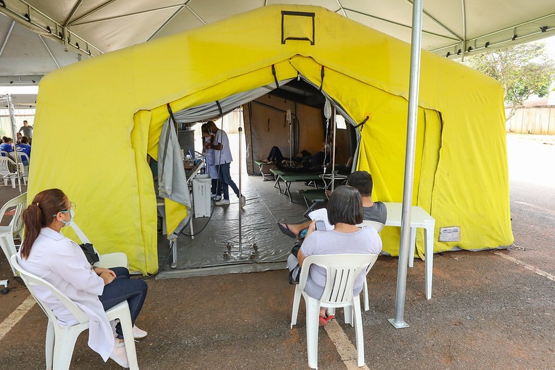 Paranoá recebe tenda com funcionamento 24 horas para pacientes com sintomas de dengue