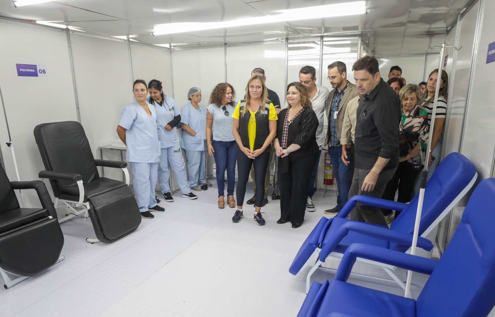 Tenda de acolhimento para pacientes com dengue é inaugurada no Paranoá