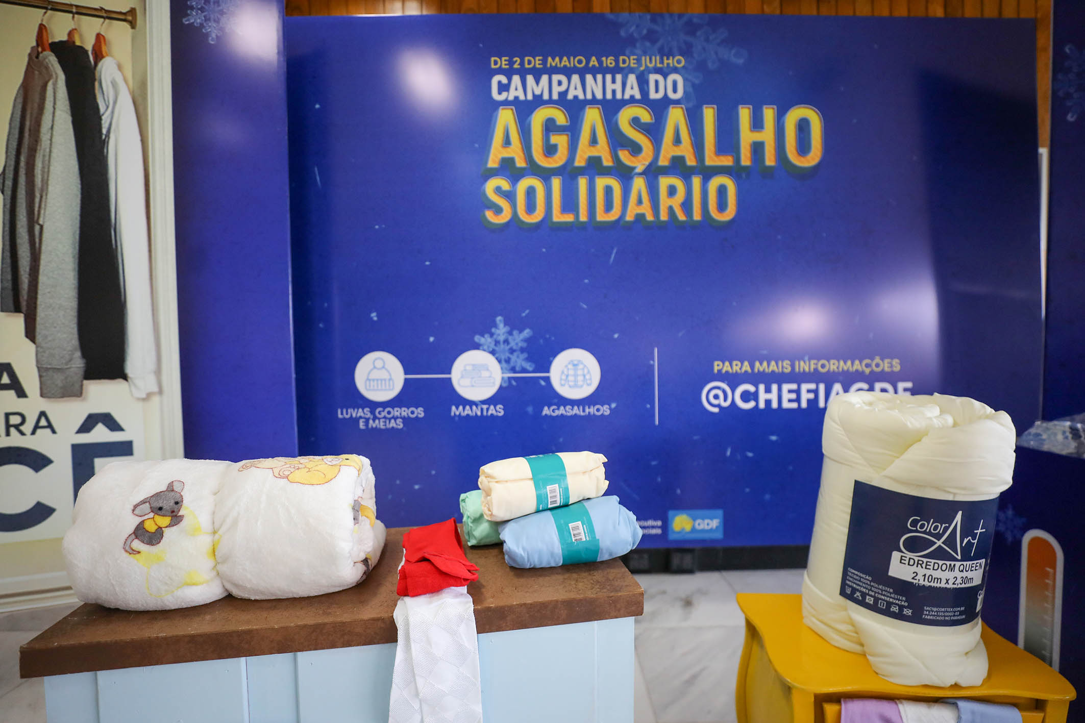 Campanha do Agasalho promove arrecadação de itens para população vulnerável