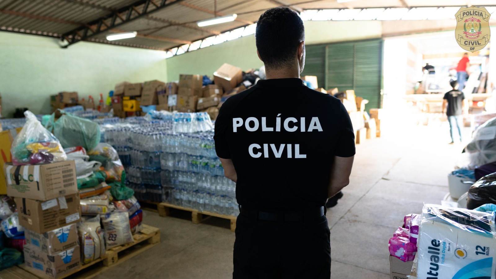 PCDF entrega 180 toneladas em doações ao Rio Grande do Sul