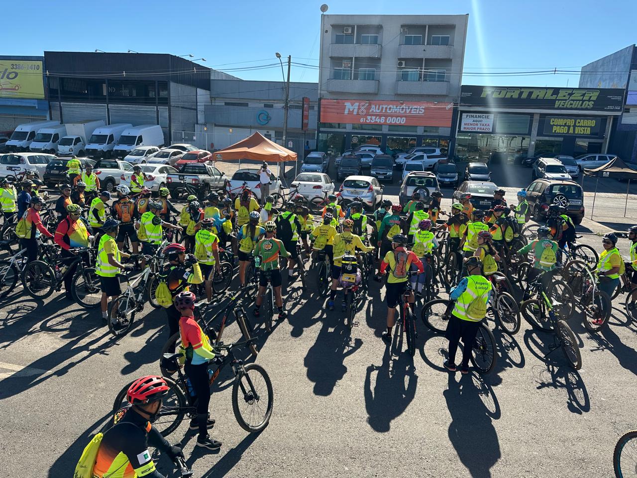 Cidade Estrutural recebe pela 1ª vez o Circuito de Passeio de Bike Detran nas RAs