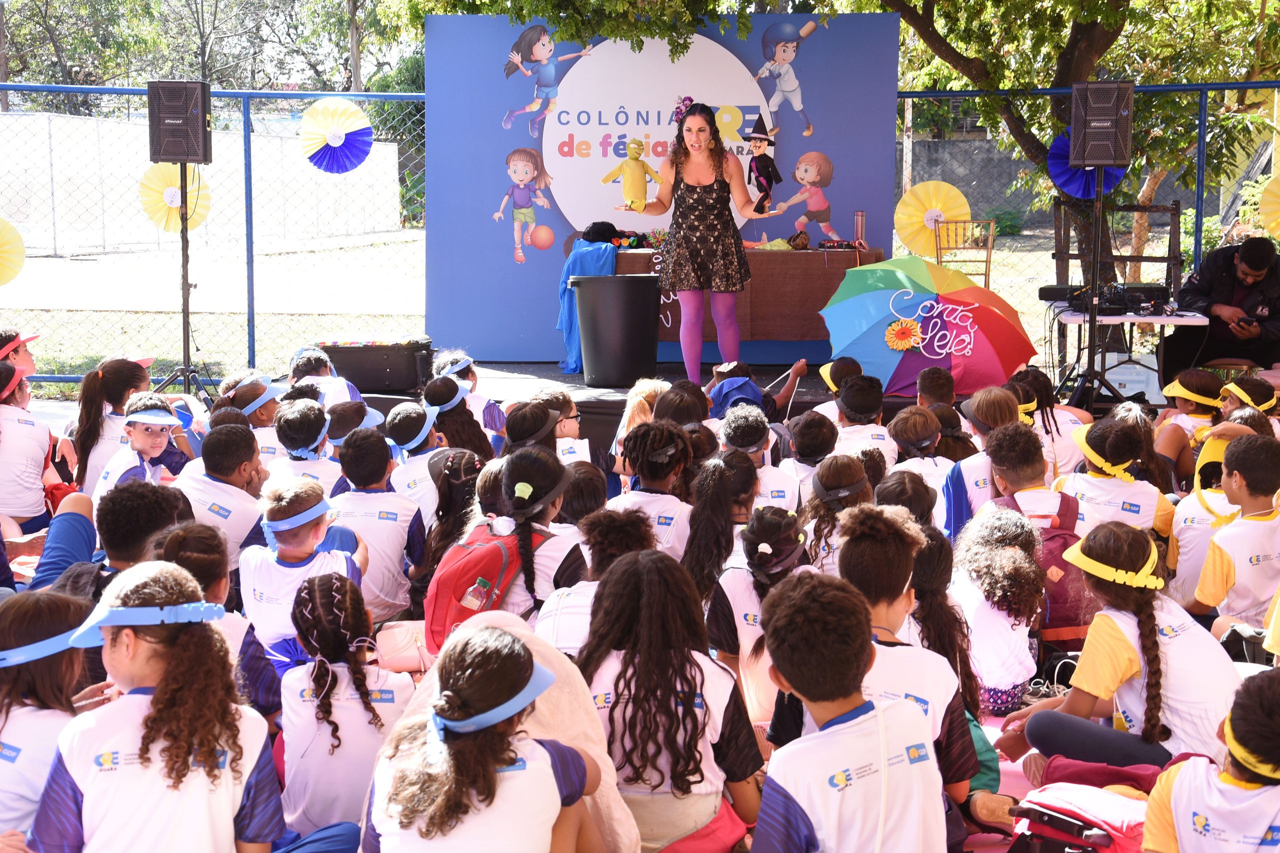 Colônia de férias de escolas públicas do Guará tem cronograma especial para estudantes