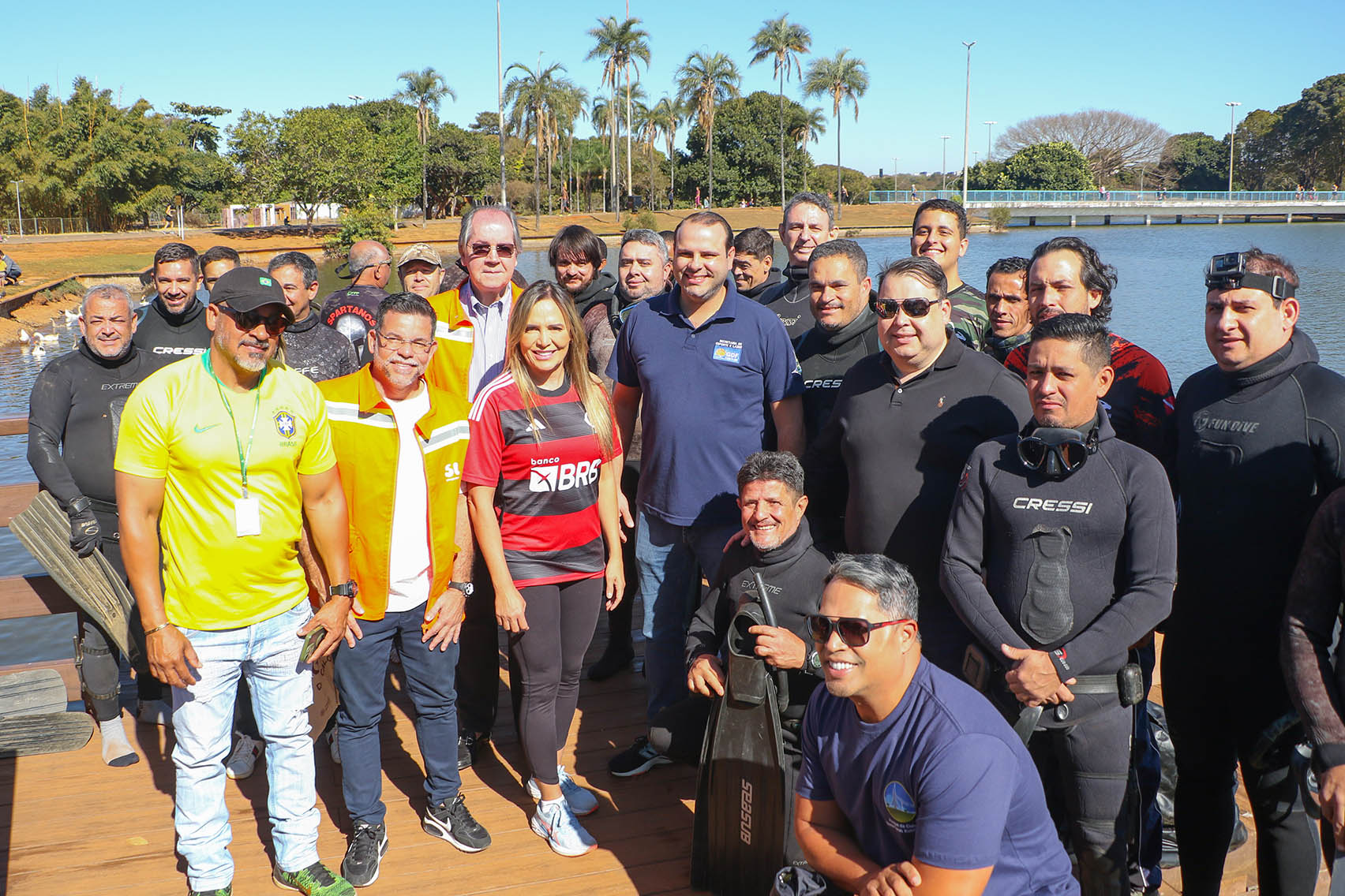 Esforço conjunto do GDF e de voluntários ajuda a transformar a Lagoa dos Patos, no Parque da Cidade