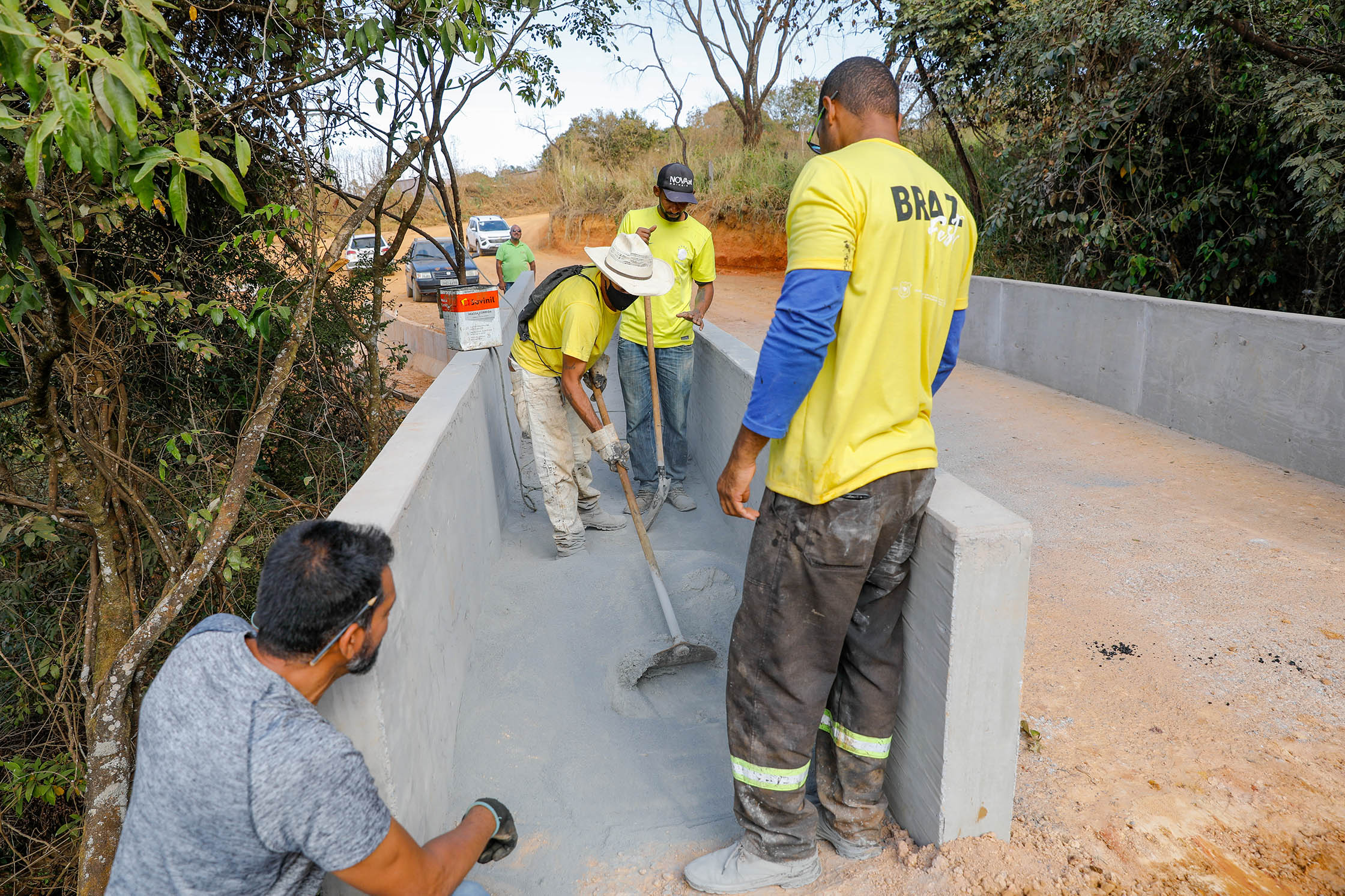 Ponte sobre o Córrego do Pulador, em Brazlândia, vai beneficiar 3 mil moradores da região rural