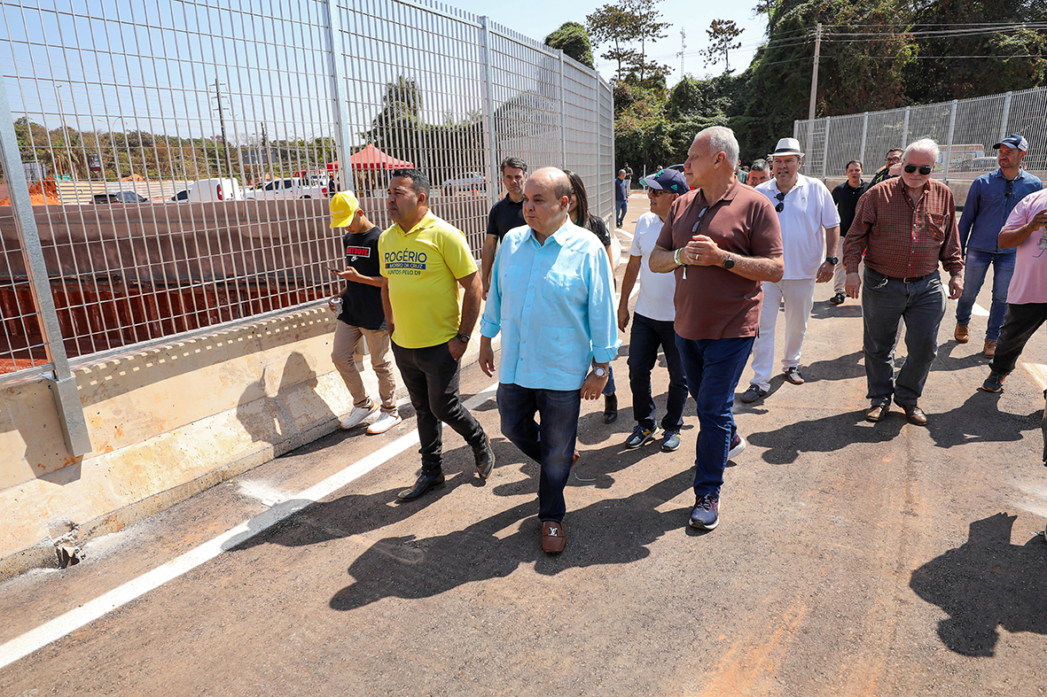 Primeiro trecho do novo viaduto do Jardim Botânico é liberado para trânsito