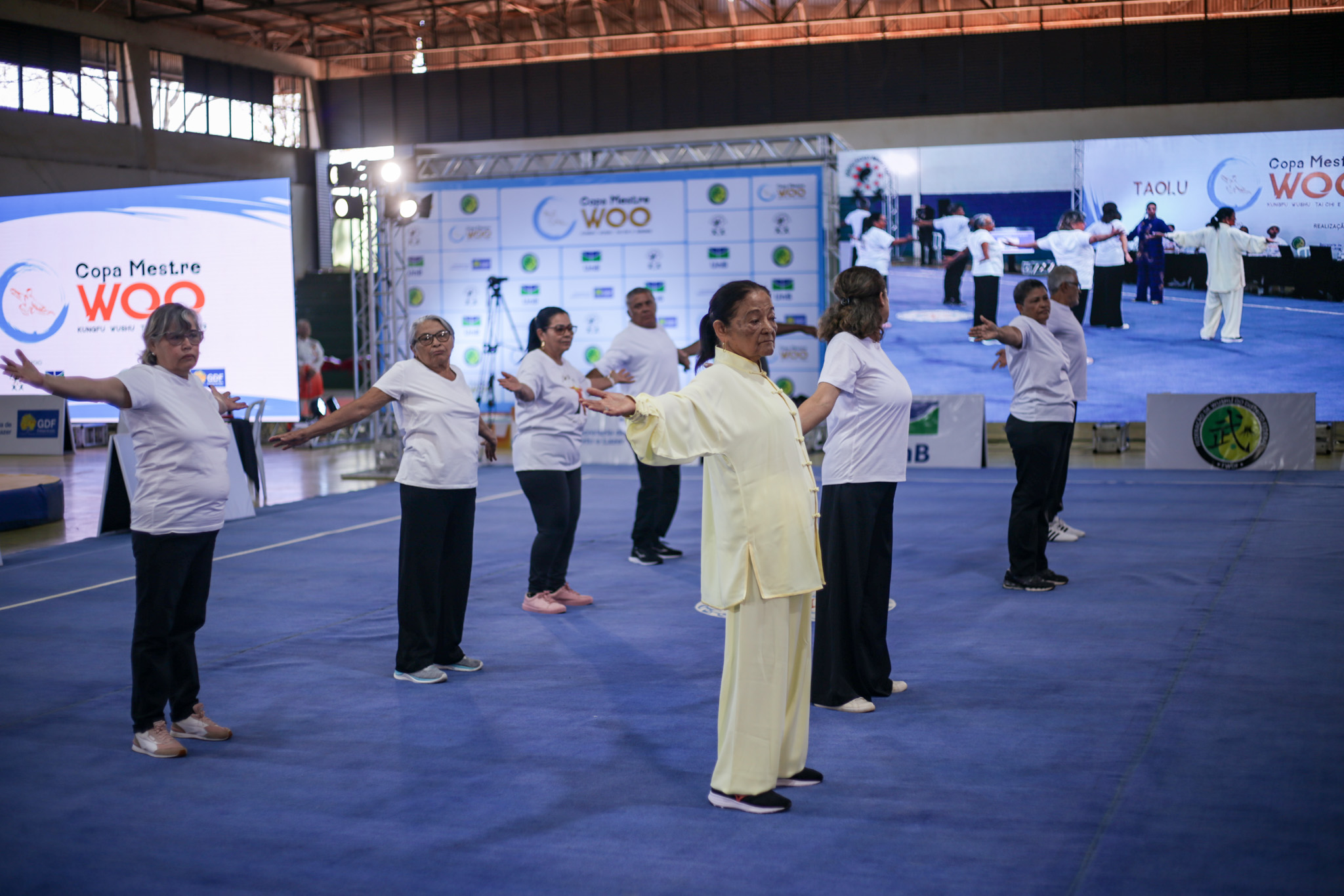 Práticas integrativas em saúde são oferecidas ao público em torneio de wushu