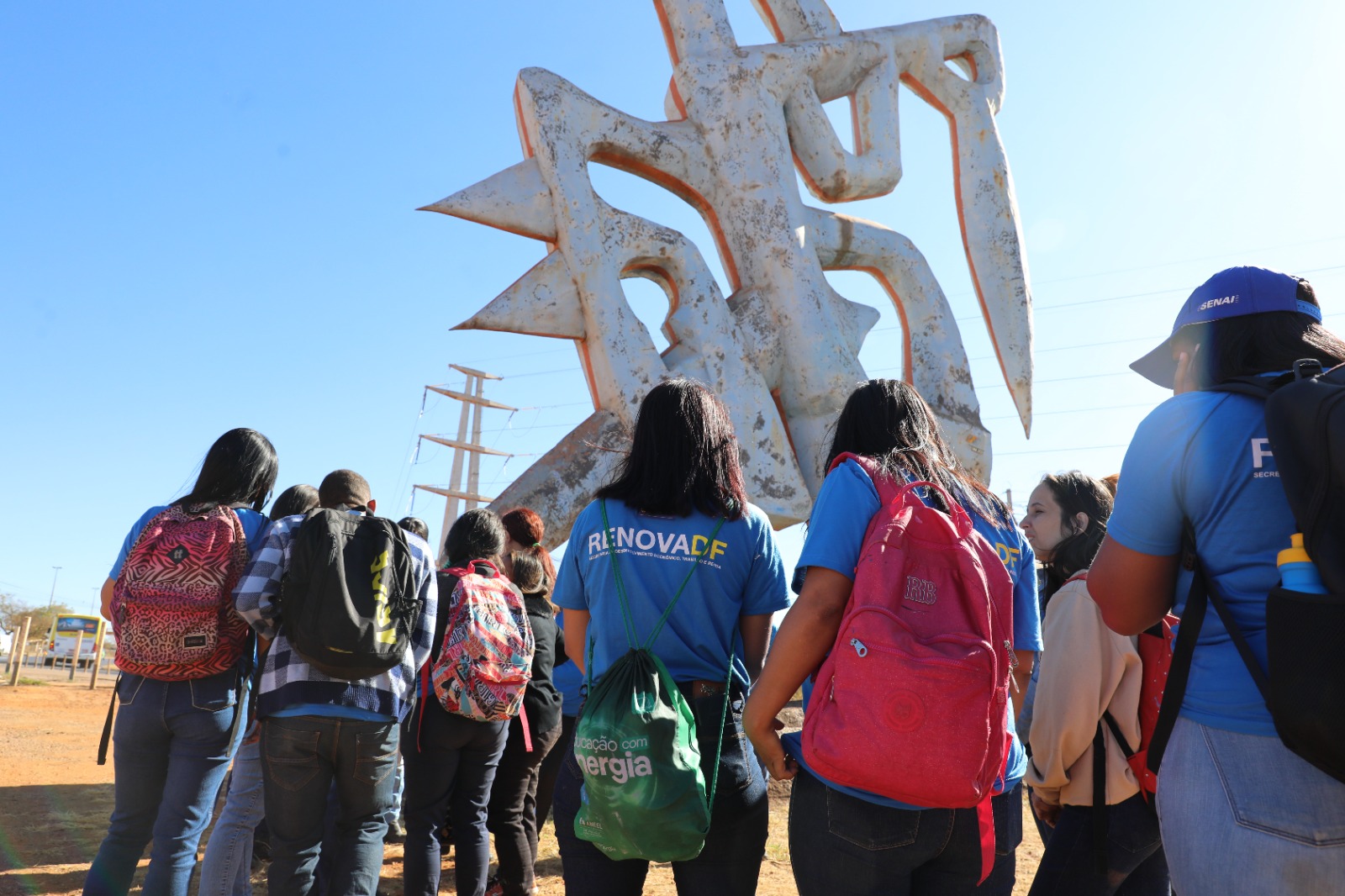 GDF inicia restauração do monumento Solarius, o famoso ‘Chifrudo’