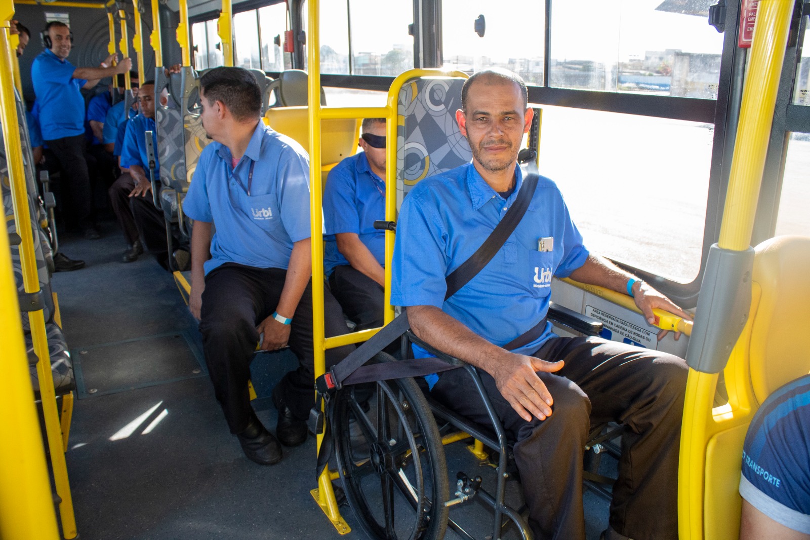 Curso para rodoviários aborda acessibilidade, assédio nos ônibus e respeito aos ciclistas