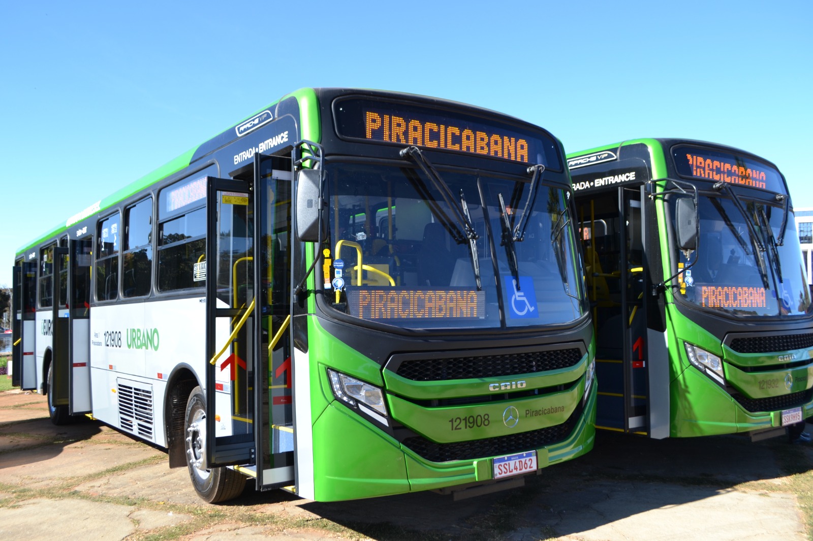 Mais 25 ônibus zero-quilômetro do transporte público serão entregues à população