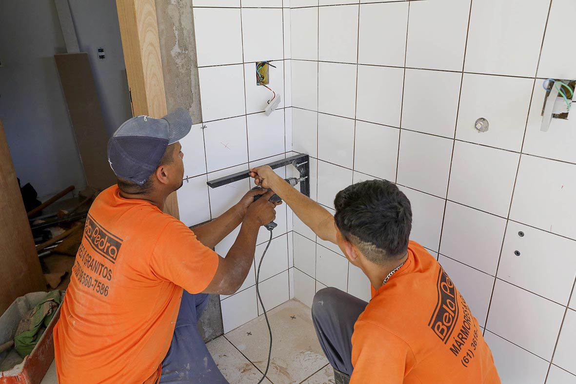 Obras da Casa da Mulher Brasileira de Sol Nascente estão em fase de acabamento