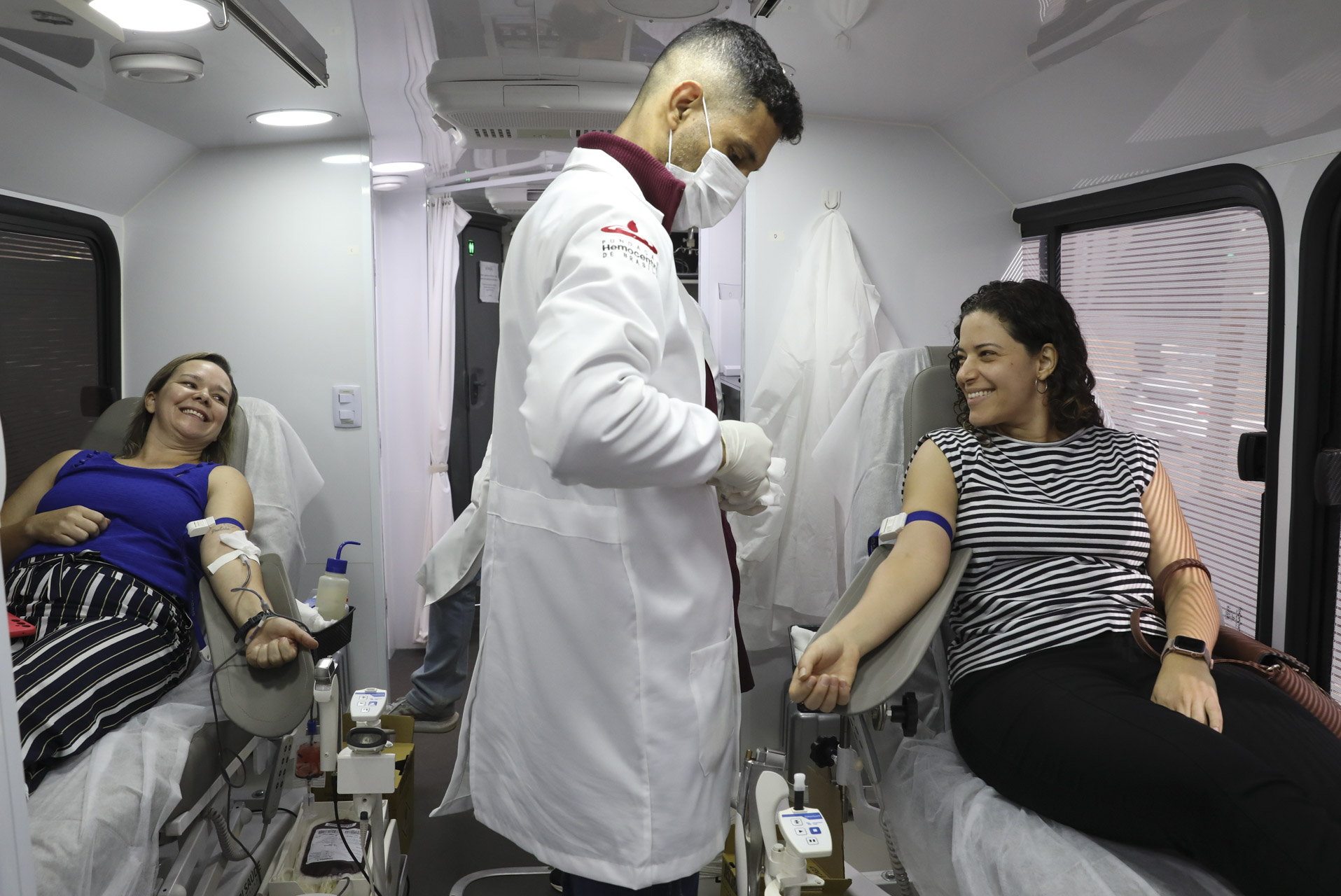 Unidade Móvel do Hemocentro facilita doação de sangue de moradores de Brazlândia