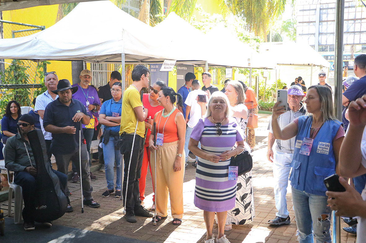 Feira discute os desafios e avanços da pessoa com deficiência visual no DF