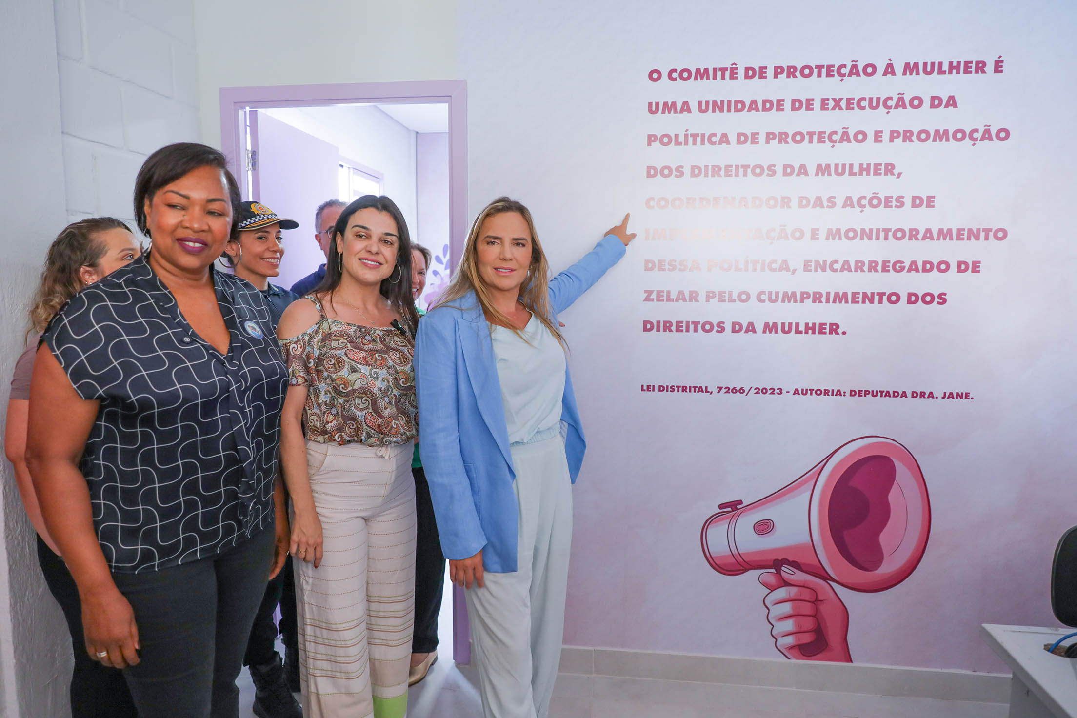 GDF inaugura comitê de proteção e acolhimento às mulheres vítimas de violência na Estrutural