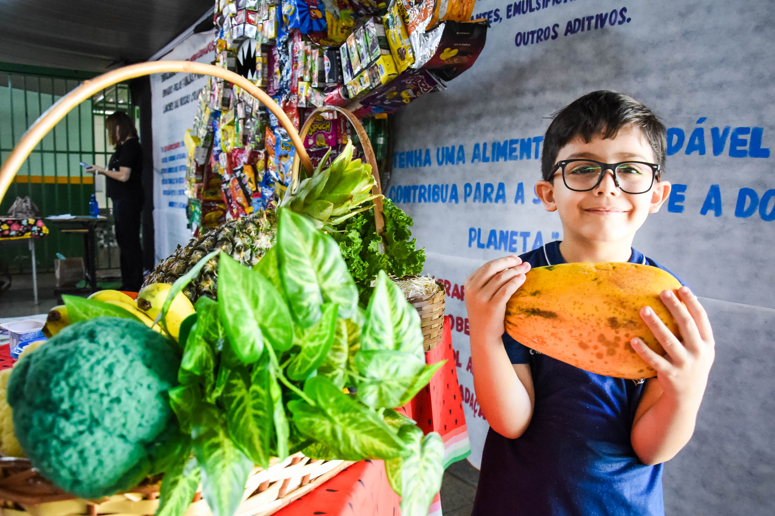 Projeto incentiva bons hábitos alimentares na Escola Classe 61 de Ceilândia