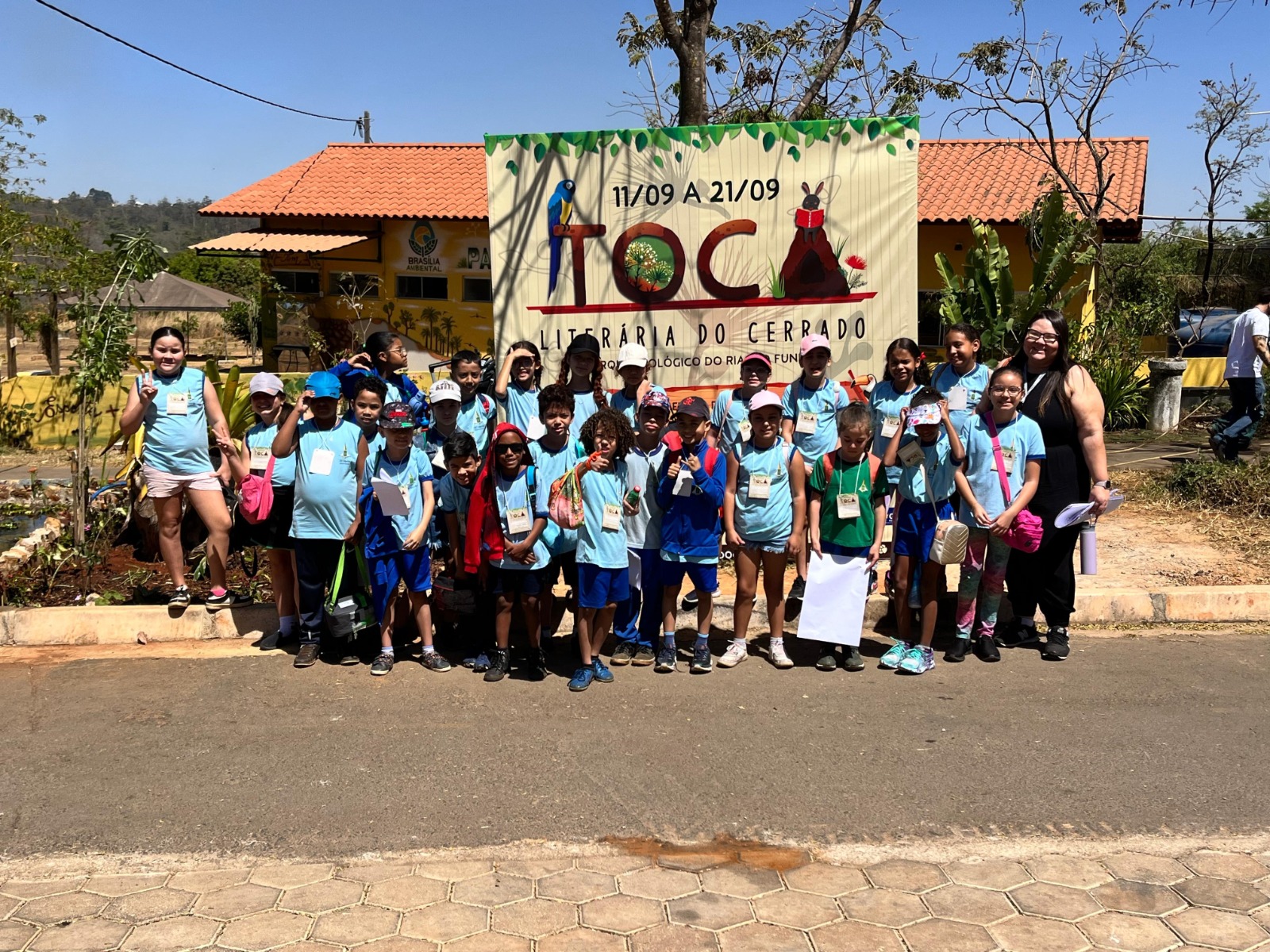 Parque ecológico Riacho Fundo recebe Projeto Toca Literária