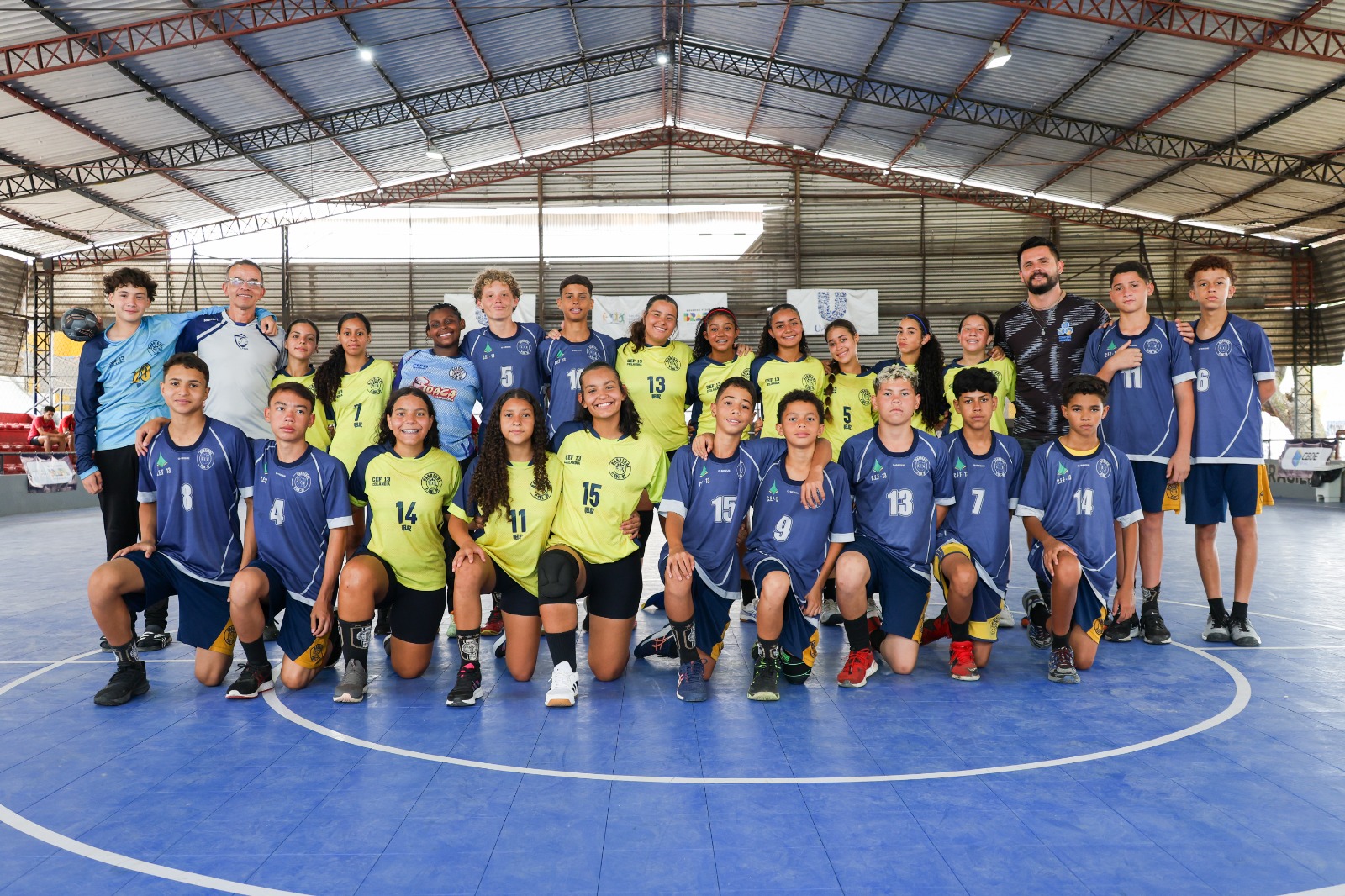 Equipes de handebol do DF se despedem dos Jogos Escolares Brasileiros