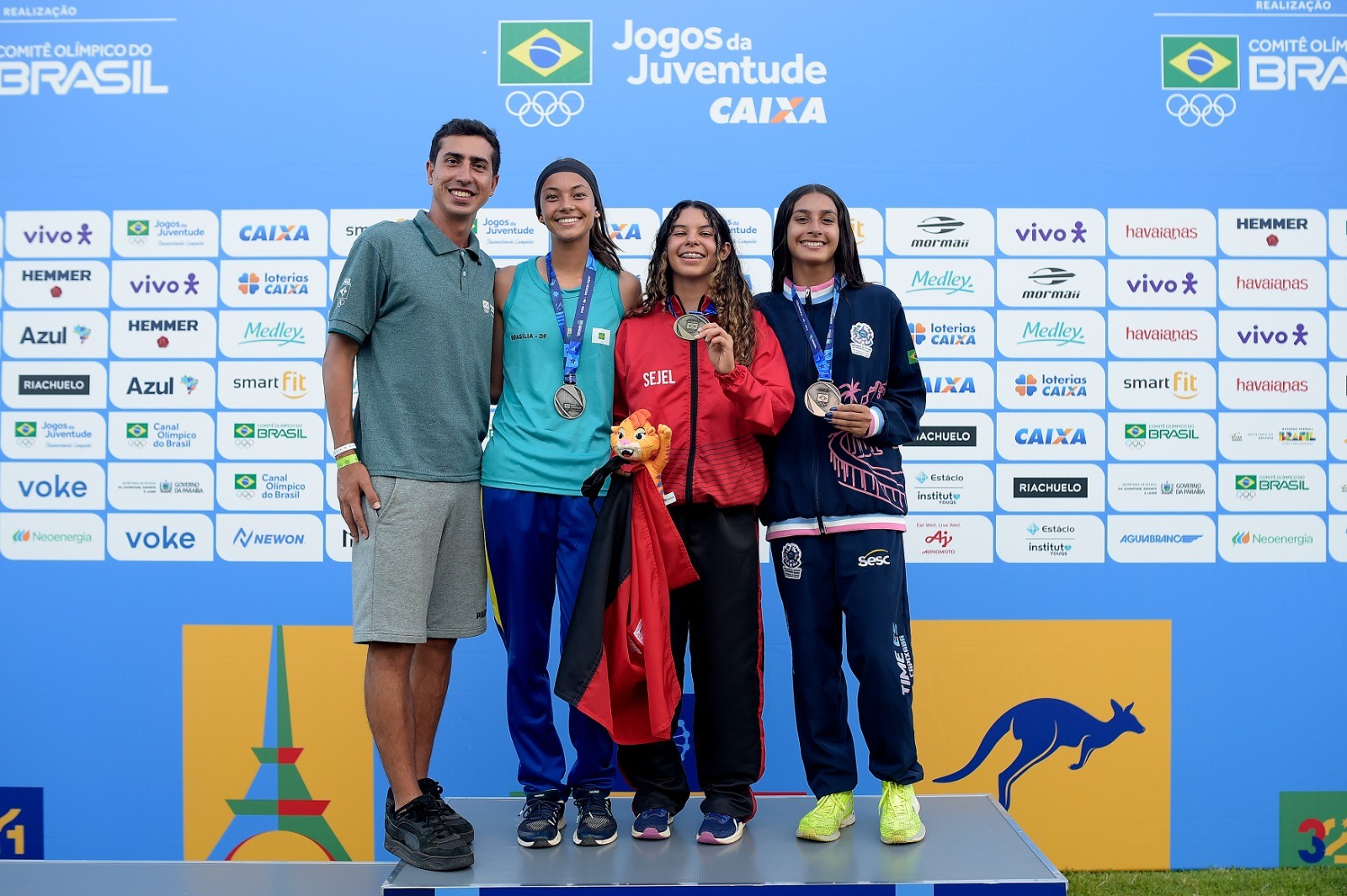 DF inicia a 3ª fase dos Jogos da Juventude com prata na marcha atlética e vitórias no handebol