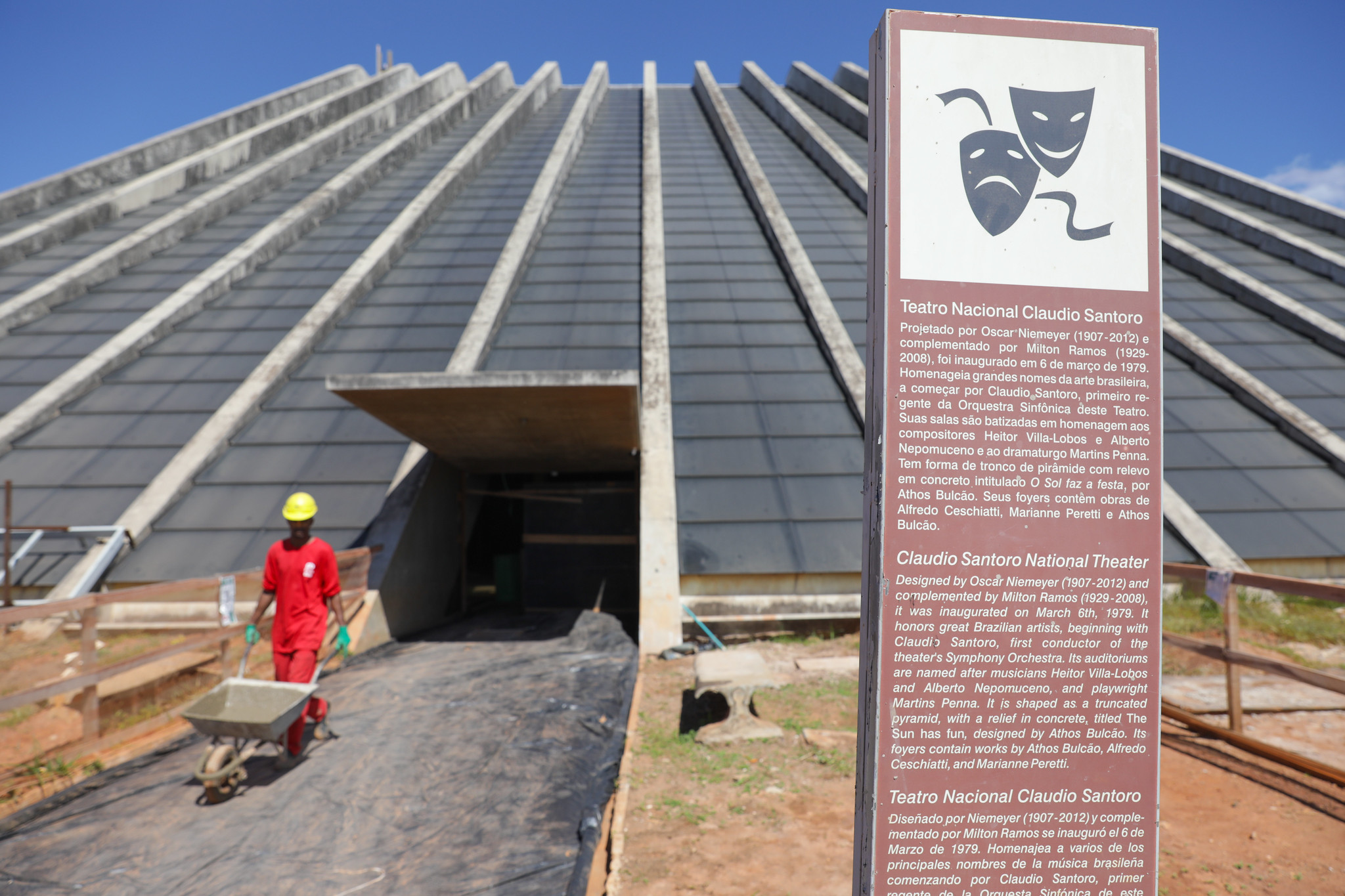 Complexidade foi determinante para obra do Teatro Nacional ser dividida em quatro etapas