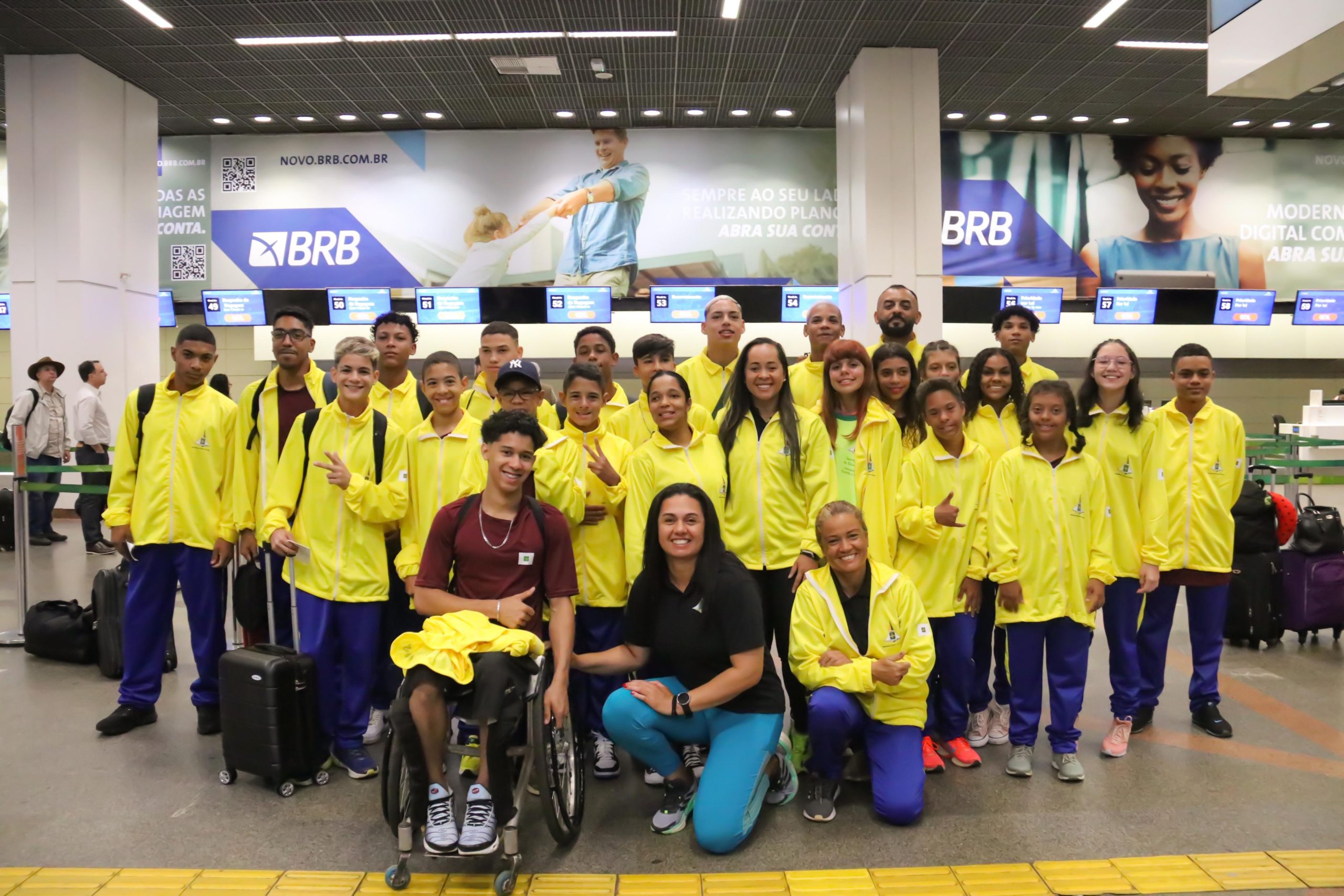 Estudantes do DF desembarcam em São Paulo para as Paralimpíadas Escolares