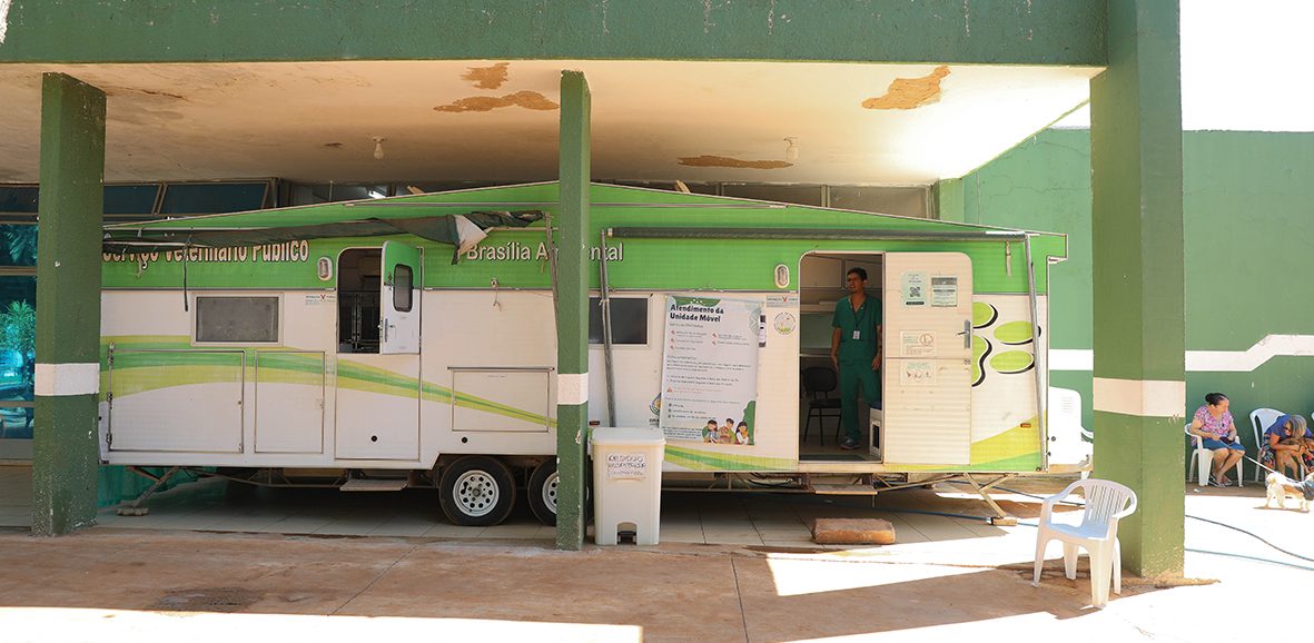 Unidade móvel do Hvep chega ao Gama com atendimentos gratuitos para cães e gatos